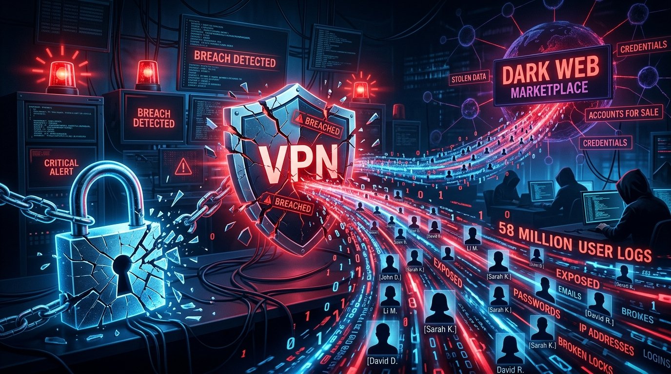 SplitVPN: 58 milioni di log utenti esposti nel dark web, tradite le promesse no-logs