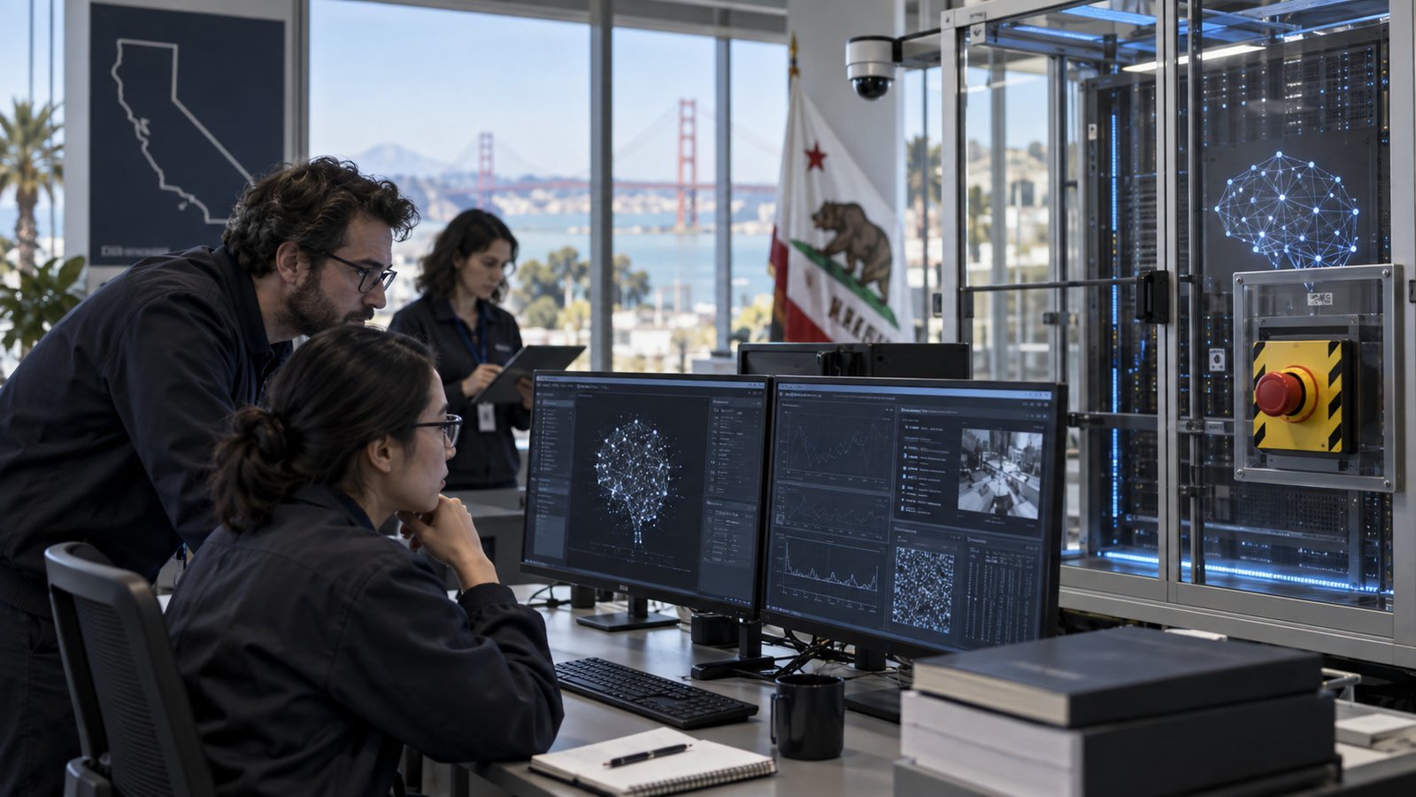 California, verifiche indipendenti e arresto d'emergenza al centro della sicurezza IA