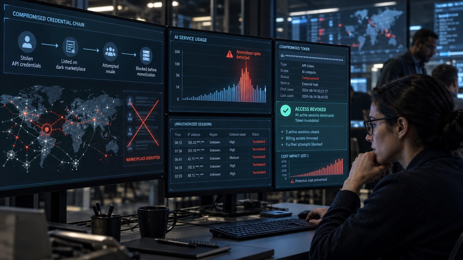 LLM-jacking, account AI compromessi alimentano un mercato dell'accesso a basso costo