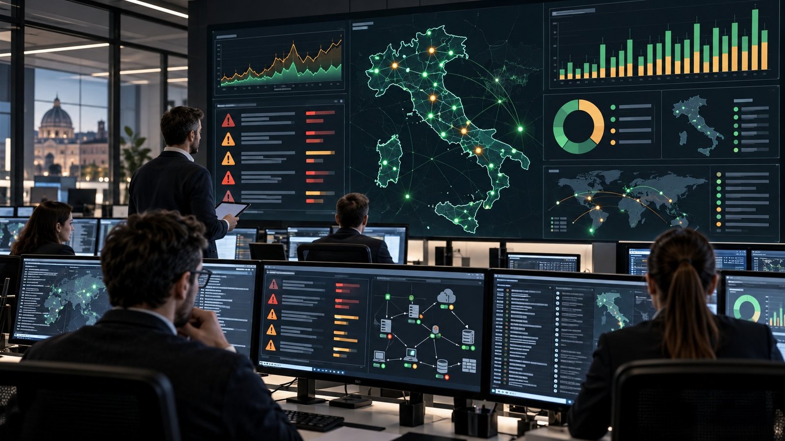 ACN, ad agosto 185 incidenti cyber in Italia e oltre 9.000 sistemi a rischio