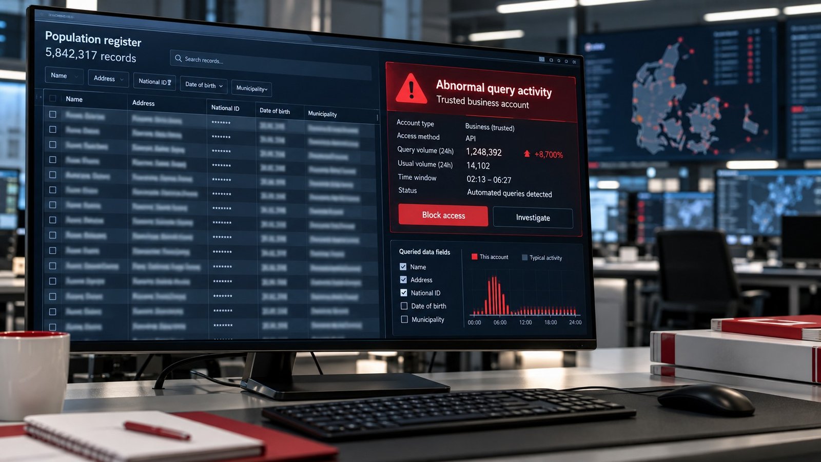 Danimarca, accesso illecito al registro CPR: coinvolti 8,8 milioni di profili